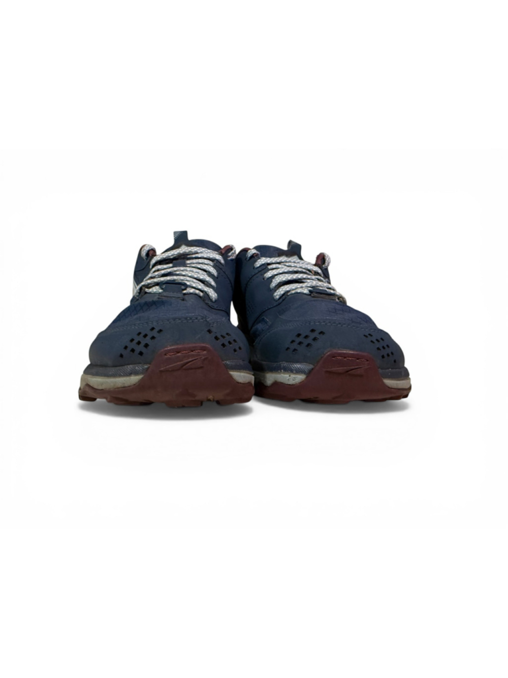 Altra Lone Peak 5 Trail Running Shoes Navy Burgundy Women's Size 8.5 Hiking - Picture 7 of 8